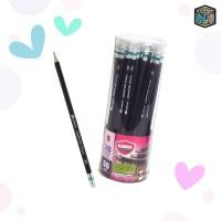 ราคา Master Art ดินสอดำ ดินสอ ดินสอไม้ ความเข้ม 2B ด้ามดำ 50 แท่ง กระปุก (21009062893)