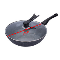 ราคา กระทะหิน ไม่ติดกระทะ เหมาะสําหรับเตาแก๊ส และเตาแม่เหล็กไฟฟ้า ขนาด 30 32 ซม (21827893443)