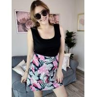 ราคา กระโปรงกางเกง ป้ายหน้า ลายใบไม้ (21787126179)