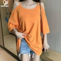 ราคา เสื้อสายเดี่ยวเว้าไหล่ เสื้อเปิดไหล่ สาวอวบ BIG SIZE คนอ้วนแฟชั้น แขนสั้น เสื้อยืด ไซส์ใหญ่ ปาดไหล่ โชว์ไหล่ สีทึบ เสื้อโค้ท เสื้อสายเดี่ยวเว้าไหล่ทรงบอลลูน ผ้าคอตตอนอย่างดีฉลุ (14139459522)