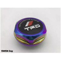 ราคา ฝาน้ํามันเครื่องTRD สำหรับ TOYODA ฝาถังน้ำมันเครื่อง ฝาปิดน้ำมันเครื่อง มีให้เลือก 2 สี สีไทเท สีรุ้ง งานดี งานสวย งานคุณภาพ แข็งแรง (6659530470)