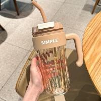 ราคา แก้วพลาสติก SIMPLE แก้วใส่น้ำ 890ml สไตล์มินิมอล มีกล่องให้ พร้อมส่ง พร้อมหลอด (21783203505)