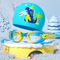 ราคา แว่นตาว่ายน้ำเด็กกรอบใหญ่กันน้ำกันหมอกน่ารักนักเรียนหมวกว่ายน้ำขายส่ง (21693438851)