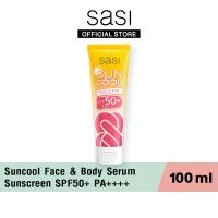 ราคา sasi ศศิ ซัน คลู เฟส แอนด์ บอดี้ เซรั่ม ซันสกรีน SPF 50 PA 100 มล Sun Cool Face Body Serum Sunscreen 100 ml (21852767763)