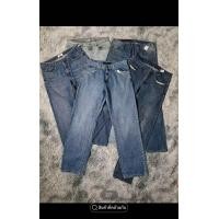 ราคา กางเกงยีนส์ ขากระบอก ชาย มือ2 (21332977988)