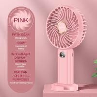 ราคา GOOJODOQ 2024 New Desktop Mini Fan USB Charging Office Small Fan Electric Fan Rechargeable Fan For Student (21790172745)