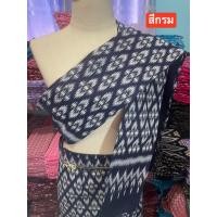 ราคา สไบ ผ้าฝ้ายลายไทย สีไม่ตกผ้าไม่ย่นราคาพิเศษกว้าง5 นิ้วยาว2เมตร (21306079677)