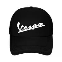 ราคา หมวกแก็ป หมวกเบสบอล หน้าบุฟองน้ำ หลังตาข่าย สกรีน Vespa ด้วย Flex pu ขอบเรียบ สวย คมชัด (20796153272)