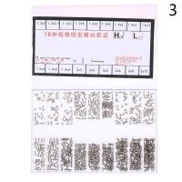 ราคา 500Pcs 18 Types Mini screw DIY Kit Laptop Computer Assemble Repair Screw box (11932903954)