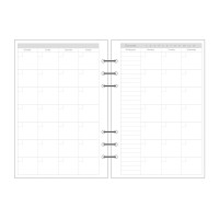 ราคา Planner ปกสีใส ขนาด A5 และ A6 DIY PLANNER แพลนเนอร์ สีใส รุ่น 6 ห่วง สมุดบันทึกไดอารี่ planner 2024 planner weekly planner 2024 journal แพลนเนอร์ 2024 แพลนเนอร์ 2567 (12399384559)