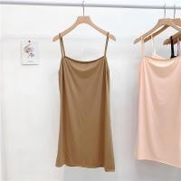 ราคา ชุดนอนเดรสสายเดี่ยว ชุดนอนผู้หญิง แฟชั่น เดรสสายเดี่ยว สีพื้น ฟรีไซส์ พร้อมส่ง (21524112651)