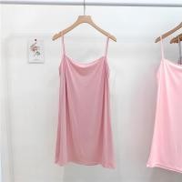 ราคา ชุดนอนเดรสสายเดี่ยว ชุดนอนผู้หญิง แฟชั่น เดรสสายเดี่ยว สีพื้น ฟรีไซส์ พร้อมส่ง (21524112652)