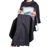 ราคา ผ้าคลุมตัดผม ผ้าคลุมตัดผมมีพลาสติกใส กันน้ำ สำหรับร้านทำผม สีดำ (21779584041)