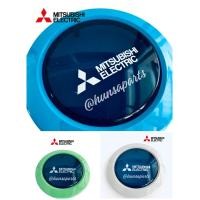 ราคา มิตซูบิชิ โลโก้ติดหน้าตะแกรงพัดลม อะไหล่พัดลม มิตซูบิชิแท้ Logo Mitsubishi Electric (17280225996)