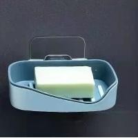 ราคา Home wall mounted soap box creative punch free soap box bathroom soap box soap rack drain soap rack (21100610024)