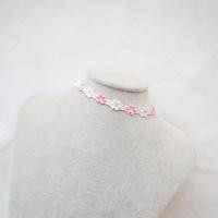 ราคา สร้อยคอแฟชั่นคอปกชุดสีชมพูน่ารักและน่ารัก (13790919624)