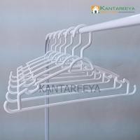 ราคา KANTAREEYA ไม้แขวนเสื้อพลาสติก รุ่น KT HG01 สีขาว 1แพ็ค 6ชิ้น (5591282481)