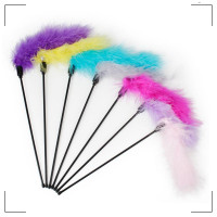 ราคา พร้อมส่ง ไม้ล่อแมว ขนปุย 41ซม ไม้ตกแมว ของเล่นแมว (4819734377)