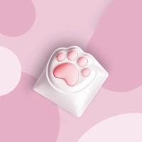 ราคา MING1996 พวงกุญแจ แอลอีดี CAT Paws Corgi buttock keycap CAT Paws Corgi สะโพก ซิลิโคนทำจากซิลิโคน พวงกุญแจพวงกุญแจแมวสีชมพู พวงกุญแจสวิตช์กล สีสันสดใส จี้ฝาครอบกุญแจคีย์บอร์ดเครื่องกล ความบันเทิงยามว่า