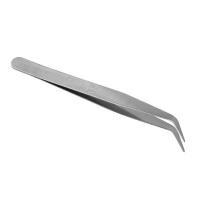 ราคา คีบหนีบสแตนเลส คีมหนีบอเนกประสงค์ Stainless steel tweezers มี 2 แบบ ปากคีบงอ ปากคีบแหลม ปากคีบตรง (21733781476)