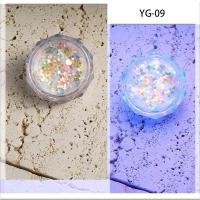 ราคา กากเพชรเม็ดใหญ่เรืองแสง กากเพชรตกแต่งเล็บ 12 สี (21474444175)