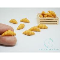 ราคา ครัวซองต์เนยสดจิ๋ว ครัวซองต์จิ๋ว ครัวซองต์ดินปั้น ราคา ชิ้้น croissant ขนมจิ๋ว ครัวซองต์ ขนมปัง ขนม ขนมดินปั้น ของจิ๋ว (21630411050)