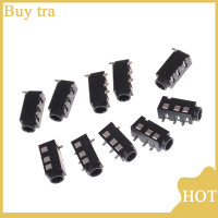 ราคา Buytra 10 pcs PJ 320D 4 pins SMD 3 5mm FEMALE Headphone JACK Connector PCB MOUNT (20400089041)
