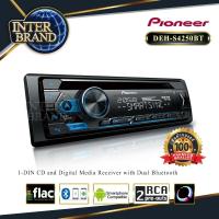 ราคา วิทยุติดรถยนต์ เครื่องเสียงรถยนต์ 1DIN PIONEER DEH S4250BT รองรับบลูทูธ USB CD จำนวน1เครื่อง Interbrand (21068618515)