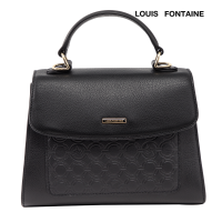 ราคา Louis Fontaine กระเป๋าถือ สายสะพายยาว รุ่น Carat สีดำ (21764166151)