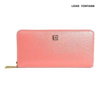 ราคา Louis Fontaine กระเป๋าสตางค์แบบยาวซิปรอบ รุ่น Lucky สีชมพู (21606631866)