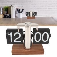 ราคา Digital Flip Down Clock Retro หมุนอัตโนมัติแบตเตอรี่ดำเนินการนาฬิกากลไกสำหรับ Home Room Office ตกแต่ง (21745383536)