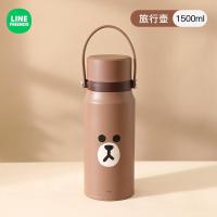 ราคา Line Friends กระติกน้ําร้อน ความจุขนาดใหญ่ พร้อมหลอดดูด (20471249307)