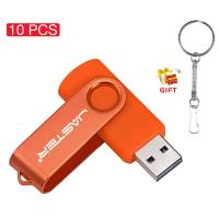 ราคา JASTER 10PCS Lot Black USB 2 0 128GB Red Flash Drive 8GB 16GB 32GB Plastic Thumbdrive 64GB Yellow Pen Drive Free Key Chain Pendrive for Smart Phone PC Free Custom Logo 4GB Memory stick (21637500381)