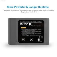 ราคา DC31 Type B Battery 22 2V 4000mAh Li ion Vacuum Battery for Dyson DC35 DC45 DC31B DC34 DC44 Animal DC56 DC57 Only Fit Type B bp039tv (19476455542)