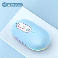 ราคา 5 2บลูทูธ2 4เมาส์ไร้สาย GHZ สำหรับ Macbook Air Xiaomi Pro Mouse สำหรับ Huawei Matebook แล็ปท็อปคอมพิวเตอร์โน้ตบุ๊ก iPad แท็บเล็ต MatePad เมาส์เล่นเกมที่เหมาะกับสรีระ Backlit LED (20745873001)