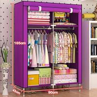 ราคา ตู้เสื้อผ้าผ้า 70 90 118CM ตู้เสื้อผ้ามัลติฟังก์ชั่น ราคาถูก ตู้ใส่เสื้อผ้า จุได้มาก มีซิป ตู้เสื้อผ้าเดี่ยว ผ้าใบ ตู้ผ้า (21495016981)