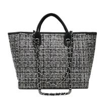 ราคา กระเป๋า รุ่น Tweed Tote Bag ผ้าทวิต งานเกรดพรีเมียม 398 (18892528091)