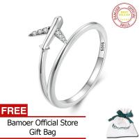 ราคา BAMOER แหวนเครื่องบิน925เงินสเตอร์ลิงแท้สำหรับแฟชั่นสำหรับผู้หญิง SCR967เครื่องประดับ (19605288139)