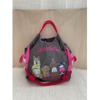 ราคา กระเป๋าถือปักลายหมาชิบะลายแมวเหมียวน่ารักแบบเดียวกับกลมสูงเป็นมิตรกับสิ่งแวดล้อมกระเป๋าผ้าไนลอนปักลายแบบใหม่กระเป๋าสะพายไหล่ข้างเดียว (15159388868)