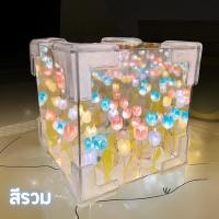 ราคา โคมไฟตั้งโต๊ะ รูปดอกทิวลิป แฮนด์เมด DIY สําหรับตกแต่งบ้าน ห้องนอน ข้างเตียง (21731266241)