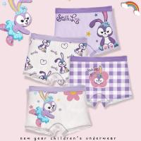 ราคา ZANRA ชุดชั้นในเด็ก กางเกงบ็อกเซอร์ผ้าฝ้ายแท้สำหรับเด็กผู้หญิง กางเกงในเด็กหญิง 3 6 12 ขวบ ชุดชั้นในการ์ตูนคุโรมิสำหรับเด็กผู้หญิง (20993277991)