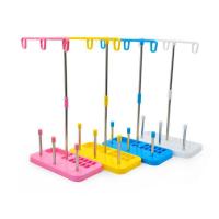 ราคา เสาวางด้ายเย็บผ้าตั้งโต๊ะ มี4สีให้เลือก สำหรับจักรไฟฟ้า จักรกระเป๋าหิ้ว เสาวางด้ายเเป้นเสาอลูมีเนียมอย่างดี ใช้ได้นาน (9771173153)