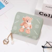 ราคา SS84 DNกระเป๋าสตางค์ใบสั้น มีซิปใบสำหรับใส่เหรียญ มีช่วงใส่บัตรงทั้งหมด4ช่อง วัดสุด หนังPU รุ่นใหม่ (20119486014)