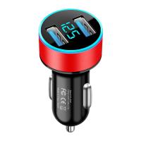 ราคา ที่ชาร์จในรถ ชาร์จเร็ว usb car charger quick charge หัวชาร์จ อะแดปเตอร์ ชาร์จในรถ 2ช่อง usb ที่ชาร์จโทรศัพท์มือถือ USB 2 พอร์ต แบบคู่ ชาร์จเร็ว สําหรับรถยนต์ (18315075272)