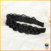 ราคา TOP ที่คาดผมถักเปีย แฟชั่นเกาหลี กางปลา น่ารัก สําหรับผู้หญิง Wig hoop (18830465039)