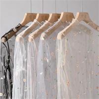 ราคา Zone Sky เสื้อยืดสตรีเสื้อซีทรูตาข่ายแขนยาวคอเต่า (11312020281)