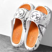 ราคา รองเท้าแตะ36 44 หญิง ชาย แฟชั่น เพิ่ม1เบอร์ แบบสวม สีสวย ฤดูร้อน รองเท้านุ่ม TN 038 รองเท้าแตะแบบสวม (21804137277)