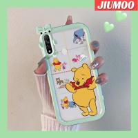 ราคา เคส JIUMOO สำหรับ OPPO A31 2020เคส A8ลายการ์ตูนวินนี่ช้อนส้อมมีดหมีพูห์สีสันสดใสเคสเลนส์กล้องถ่ายรูปแบบนิ่มสัตว์ประหลาดน้อยน่ารักเคสป้องกันกันกระแทกแบบใสง่าย (20954119973)