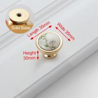 ราคา มือจับประตูลิ้นชัก ตู้เสื้อผ้า ตู้เสื้อผ้า ลูกบิดเซรามิค สไตล์วินเทจ ยุโรปโบราณ (21699528739)