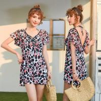 ราคา ชุดว่ายน้ำสตรีแบบคลุมหน้าท้องแบบกระโปรงแบนแบบอนุรักษ์นิยมชิ้นเดียวบวกกับชุดว่ายน้ำน้ำพุร้อนขนาดอ้วน (15002806126)